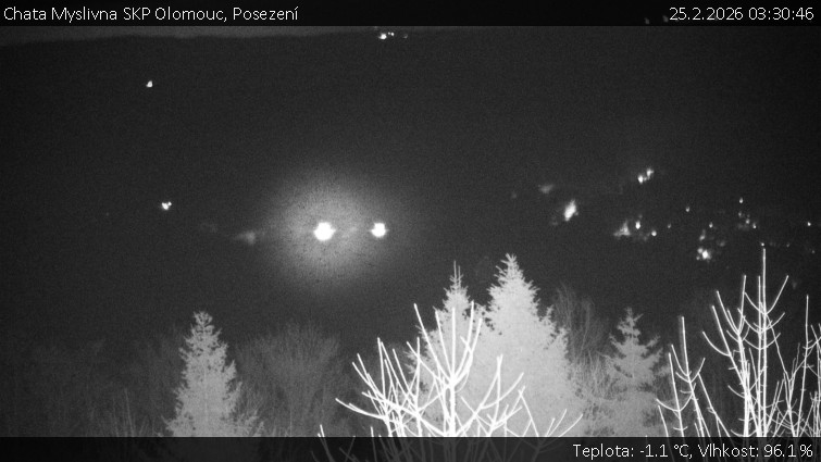 Chata Myslivna SKP Olomouc - Posezení - 25.2.2026 v 03:30