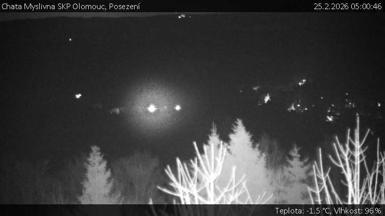 Chata Myslivna SKP Olomouc - Posezení - 25.2.2026 v 05:00
