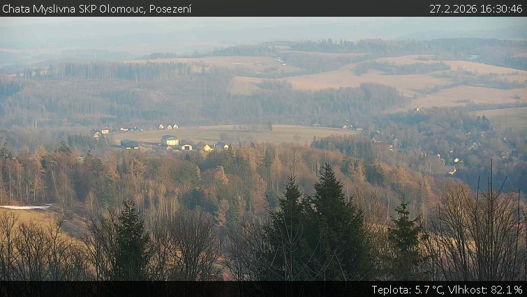 Chata Myslivna SKP Olomouc - Posezení - 27.2.2026 v 16:30