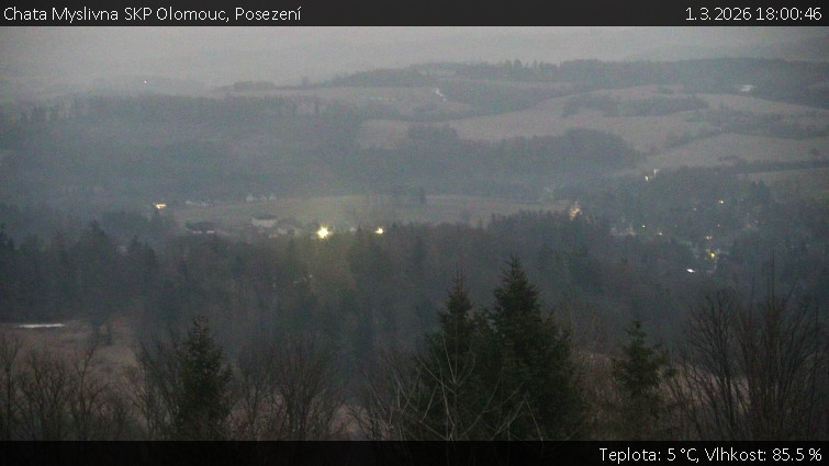 Chata Myslivna SKP Olomouc - Posezení - 1.3.2026 v 18:00
