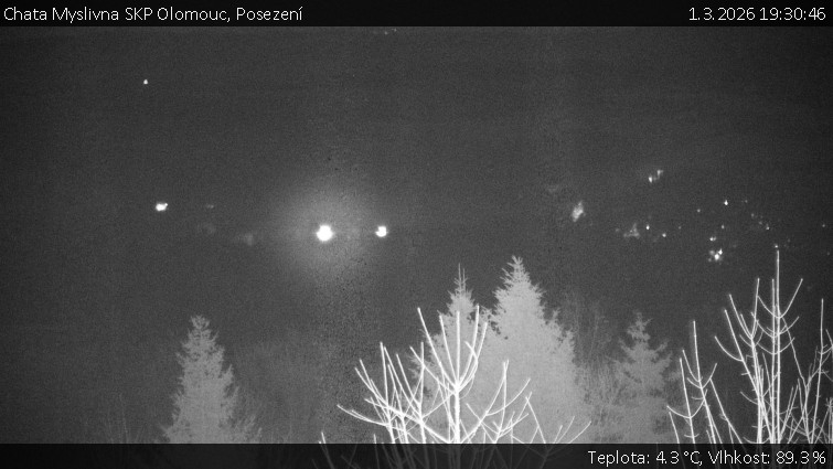 Chata Myslivna SKP Olomouc - Posezení - 1.3.2026 v 19:30