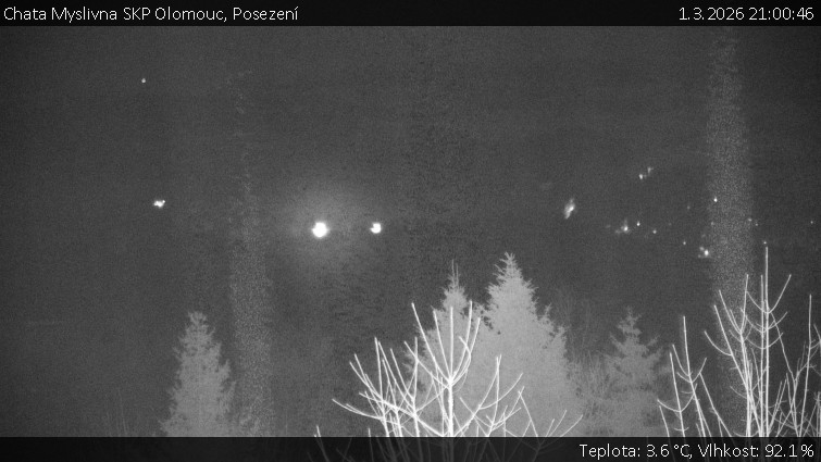 Chata Myslivna SKP Olomouc - Posezení - 1.3.2026 v 21:00