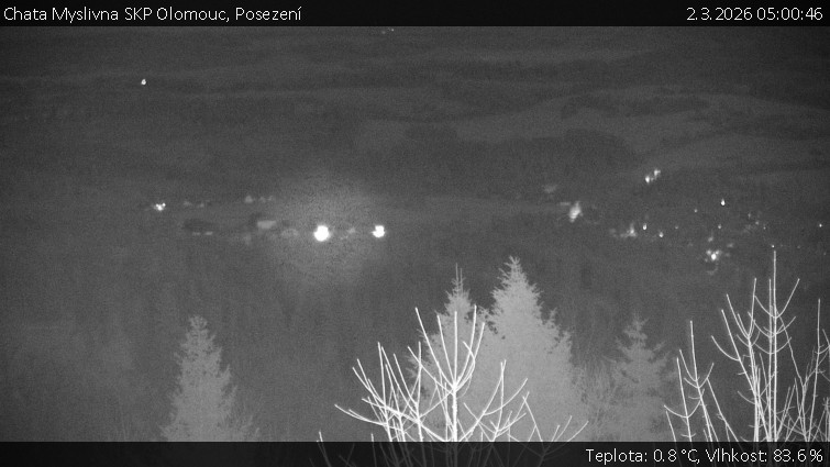 Chata Myslivna SKP Olomouc - Posezení - 2.3.2026 v 05:00