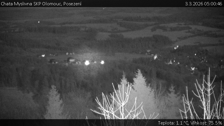 Chata Myslivna SKP Olomouc - Posezení - 3.3.2026 v 05:00