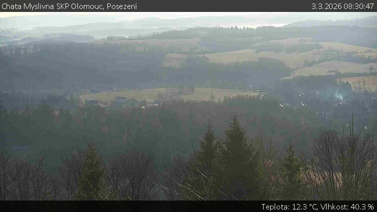 Chata Myslivna SKP Olomouc - Posezení - 3.3.2026 v 08:30