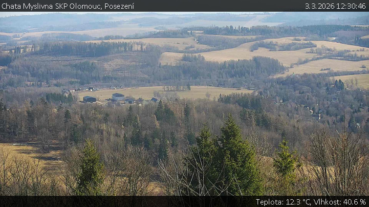 Chata Myslivna SKP Olomouc - Posezení - 3.3.2026 v 12:30