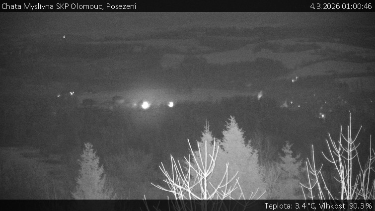 Chata Myslivna SKP Olomouc - Posezení - 4.3.2026 v 01:00