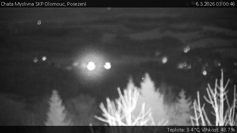 Chata Myslivna SKP Olomouc - Posezení - 6.3.2026 v 03:00