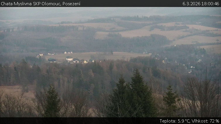 Chata Myslivna SKP Olomouc - Posezení - 6.3.2026 v 18:00