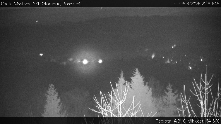 Chata Myslivna SKP Olomouc - Posezení - 6.3.2026 v 22:30