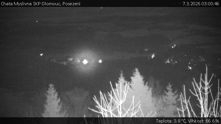 Chata Myslivna SKP Olomouc - Posezení - 7.3.2026 v 03:00