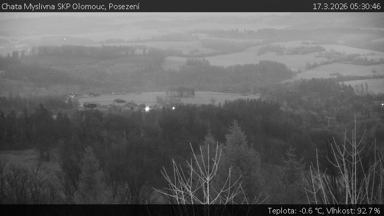 Chata Myslivna SKP Olomouc - Posezení - 17.3.2026 v 05:30