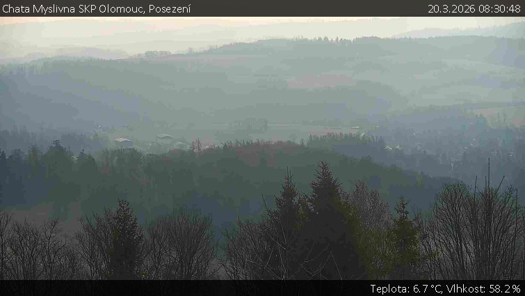 Chata Myslivna SKP Olomouc - Posezení - 20.3.2026 v 08:30