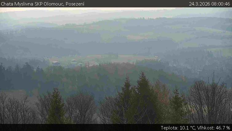 Chata Myslivna SKP Olomouc - Posezení - 24.3.2026 v 08:00