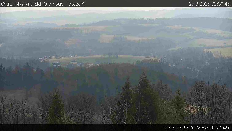 Chata Myslivna SKP Olomouc - Posezení - 27.3.2026 v 09:30