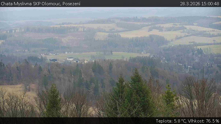 Chata Myslivna SKP Olomouc - Posezení - 28.3.2026 v 15:00