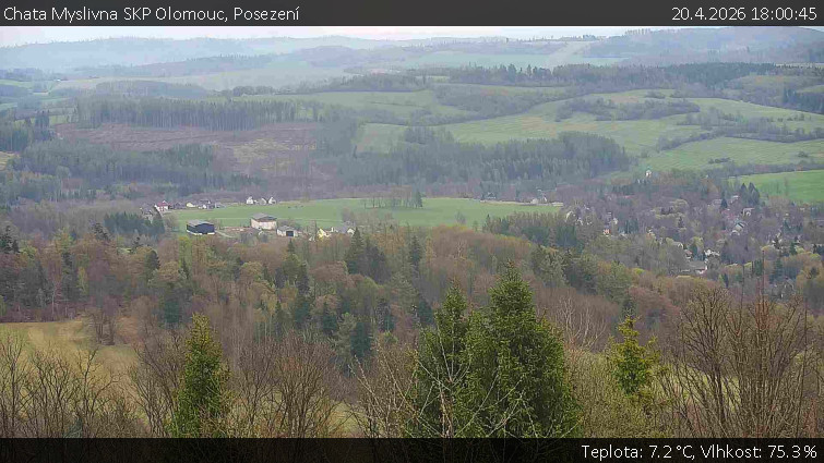 Chata Myslivna SKP Olomouc - Posezení - 20.4.2026 v 18:00