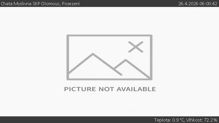 Chata Myslivna SKP Olomouc - Posezení - 26.4.2026 v 06:00