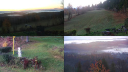 Sdružený snímek okolí chaty Myslivna