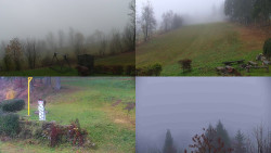 Sdružený snímek okolí chaty Myslivna