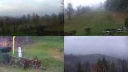 Sdružený snímek okolí chaty Myslivna