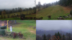 Sdružený snímek okolí chaty Myslivna