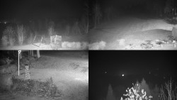 Sdružený snímek okolí chaty Myslivna