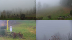 Sdružený snímek okolí chaty Myslivna