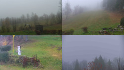 Sdružený snímek okolí chaty Myslivna