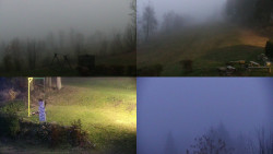 Sdružený snímek okolí chaty Myslivna