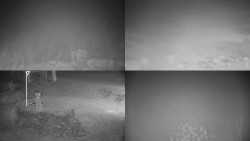 Sdružený snímek okolí chaty Myslivna