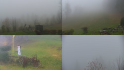 Sdružený snímek okolí chaty Myslivna