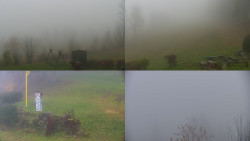 Sdružený snímek okolí chaty Myslivna