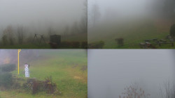 Sdružený snímek okolí chaty Myslivna