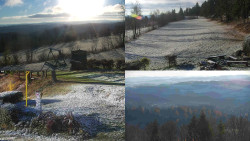 Sdružený snímek okolí chaty Myslivna