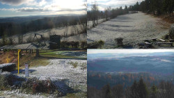 Sdružený snímek okolí chaty Myslivna