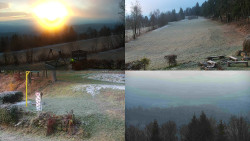 Sdružený snímek okolí chaty Myslivna