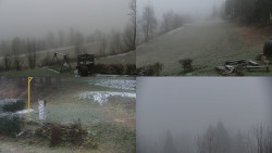 Sdružený snímek okolí chaty Myslivna