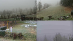 Sdružený snímek okolí chaty Myslivna