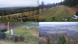 Sdružený snímek okolí chaty Myslivna