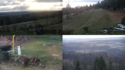 Sdružený snímek okolí chaty Myslivna