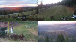 Sdružený snímek okolí chaty Myslivna