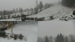 Sdružený snímek okolí chaty Myslivna