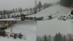 Sdružený snímek okolí chaty Myslivna