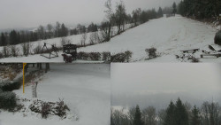 Sdružený snímek okolí chaty Myslivna