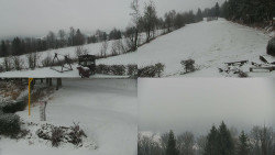 Sdružený snímek okolí chaty Myslivna