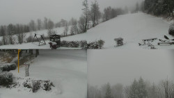 Sdružený snímek okolí chaty Myslivna