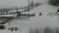 Sdružený snímek okolí chaty Myslivna