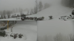 Sdružený snímek okolí chaty Myslivna