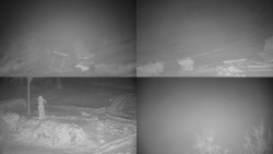 Sdružený snímek okolí chaty Myslivna